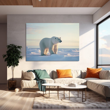 Large Bear Canvas